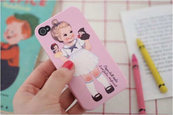 Paper Doll iPhone 4/4S Case v2