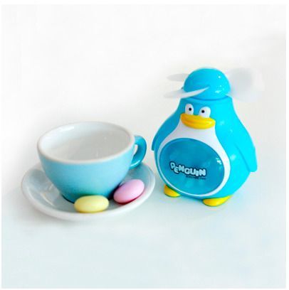 Blue Penguin Mini Fan