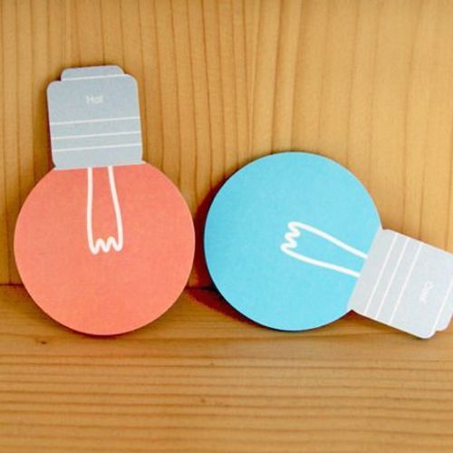 Light Bulb Sticky Note