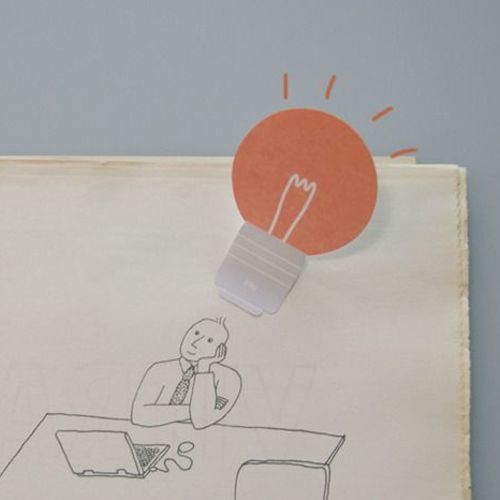 Light Bulb Sticky Note
