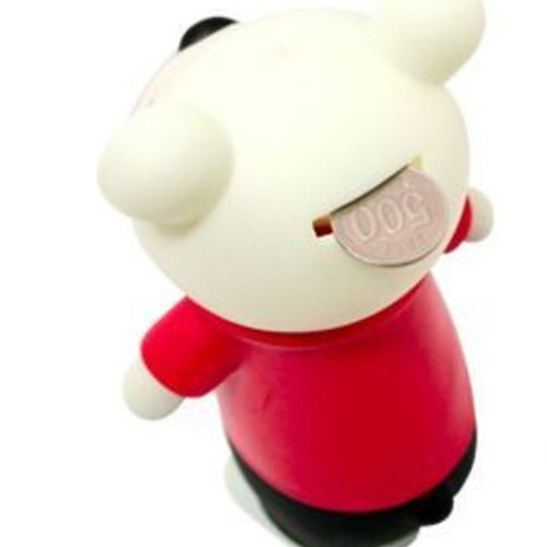 Gray Bear Coin Bank