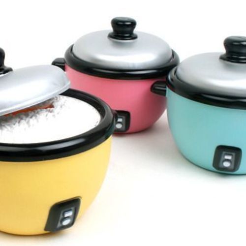 Sky Blue Rice Cooker Coin Bank - Image 2