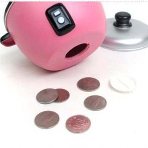 Sky Blue Rice Cooker Coin Bank - Image 4