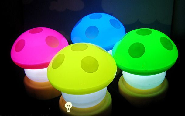 Yellow Mushroom Lamp