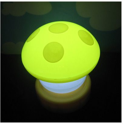 Yellow Mushroom Lamp
