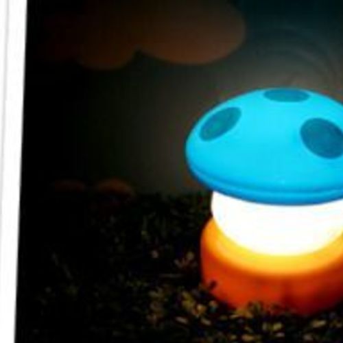 Blue Mini Mushroom Lamp - Image 5
