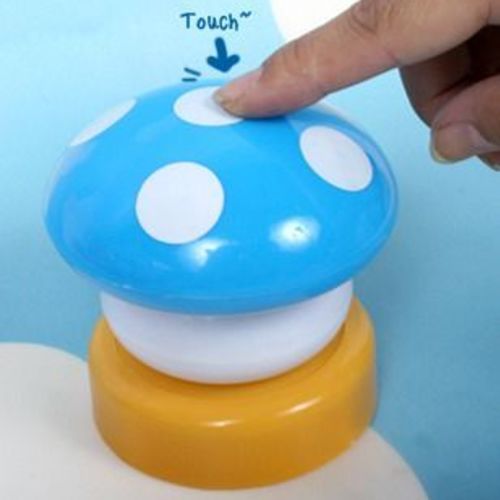 Blue Mini Mushroom Lamp - Image 6