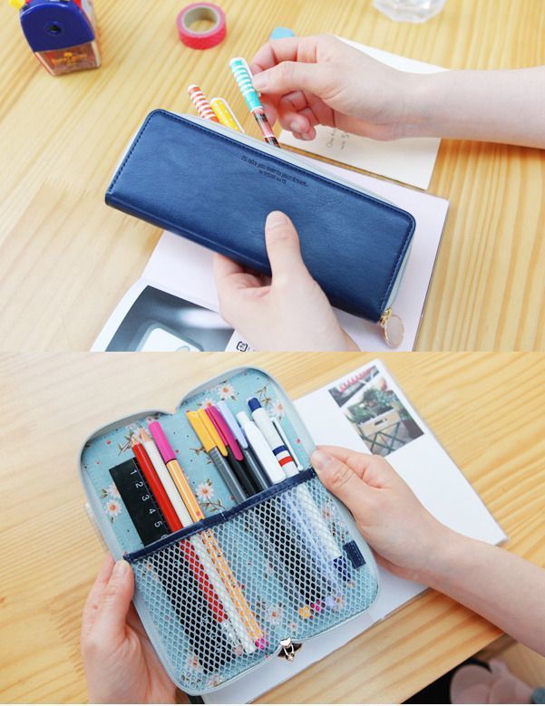 Indigo Slim Pencil Case