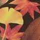 Large Blossom Notebook, Fall Leaves