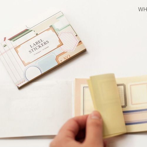 MochiThings: Label Sticker Mini Book