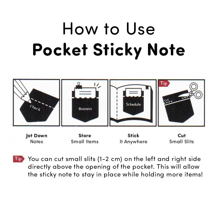 MochiThings: Pocket Sticky Note Set