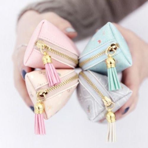 Tassel Leather Pen Case