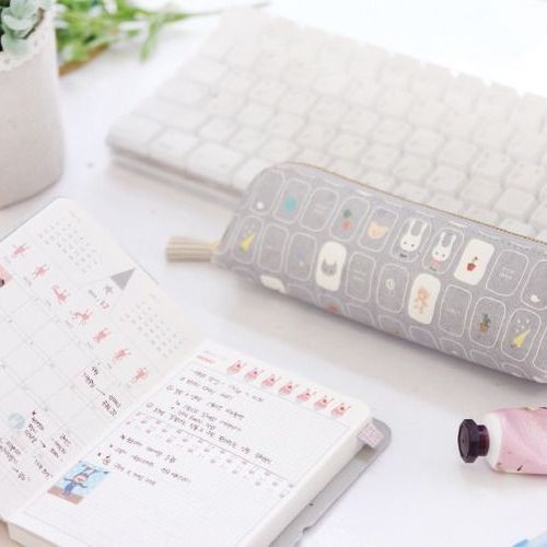 Tassel Leather Pen Case