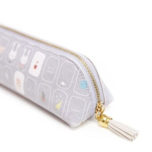 Tassel Leather Pen Case