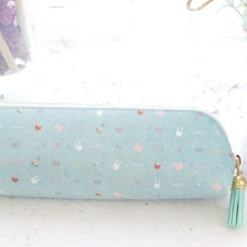 Tassel Leather Pen Case