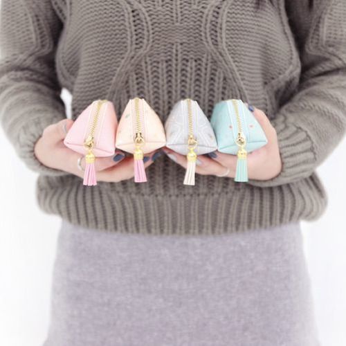 Tassel Leather Pen Case