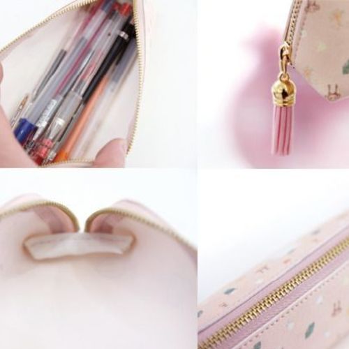 Tassel Leather Pen Case