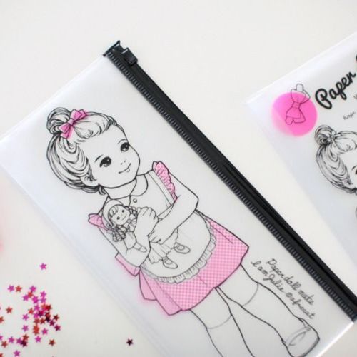 Paper Doll PVC Pouch