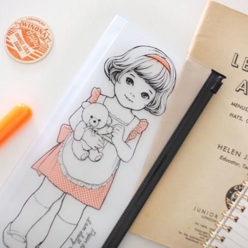 Paper Doll PVC Pouch
