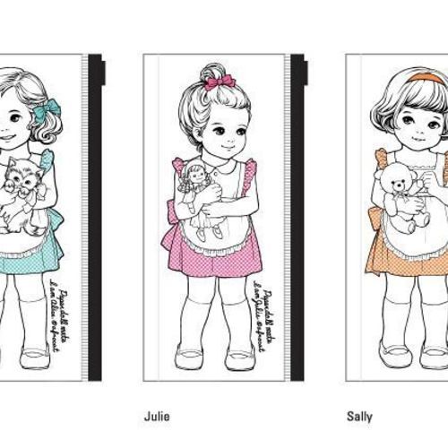Paper Doll PVC Pouch