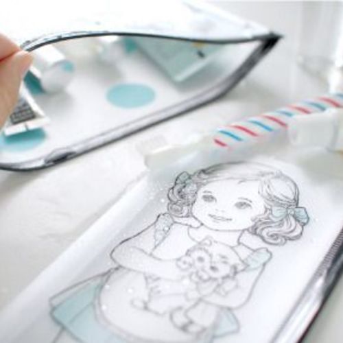 Paper Doll PVC Pouch