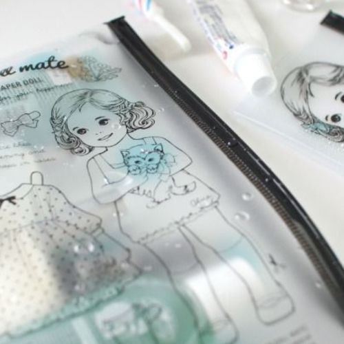 Paper Doll PVC Pouch