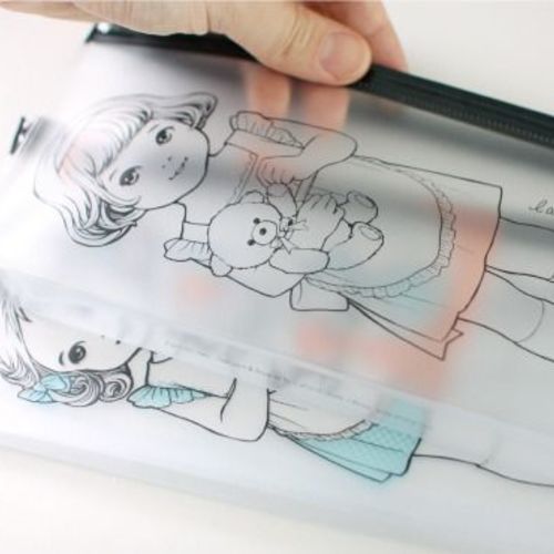 Paper Doll PVC Pouch