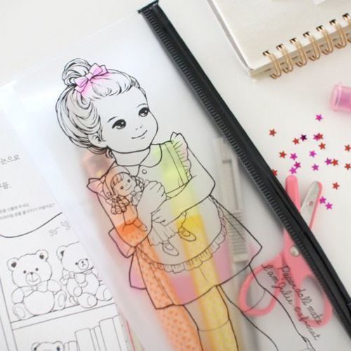 Paper Doll PVC Pouch