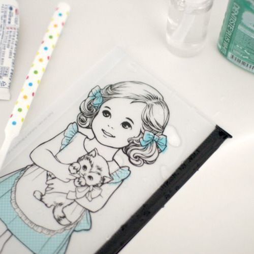 Paper Doll PVC Pouch