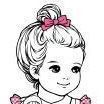 Paper Doll PVC Pouch, Julie
