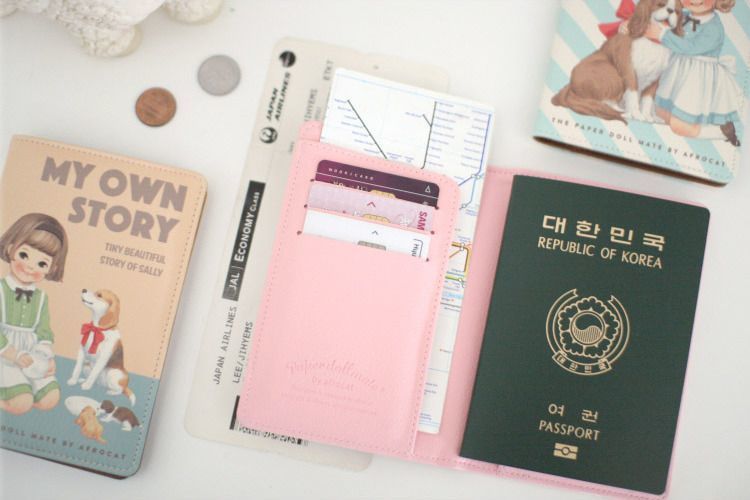 Paper Doll Passport Case