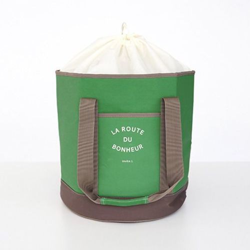 bonheur Canvas Mint Green Small Tote Bag