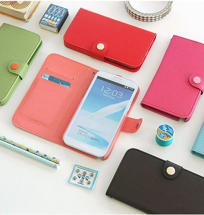 Button Galaxy Note 2 Case
