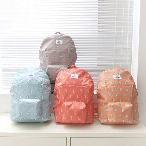 Romane Foldable Backpack & Shoulder Bag Set - Image 12