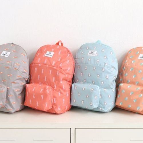 Romane Foldable Backpack & Shoulder Bag Set - Image 6