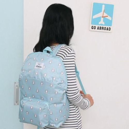 Romane Foldable Backpack & Shoulder Bag Set - Image 9