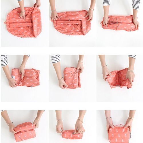 Romane Foldable Backpack & Shoulder Bag Set - Image 16