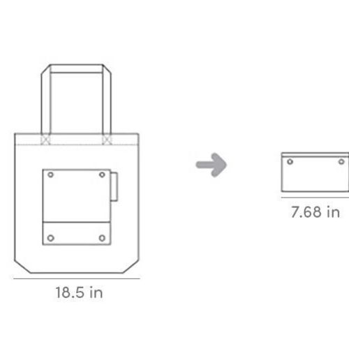 Romane Foldable Backpack & Shoulder Bag Set - Image 24