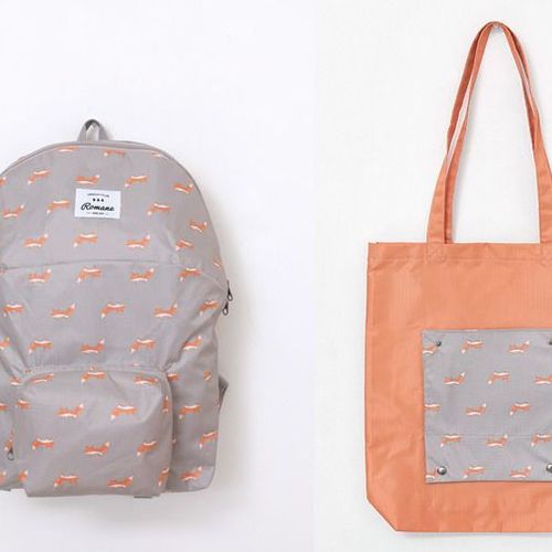 Romane Foldable Backpack & Shoulder Bag Set - Image 2