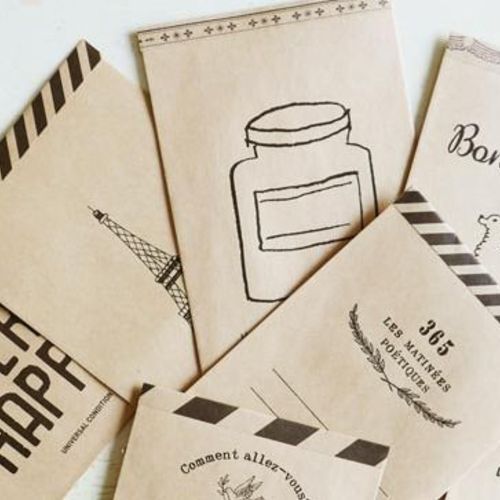 Kraft Pattern Sticker Set - Image 10