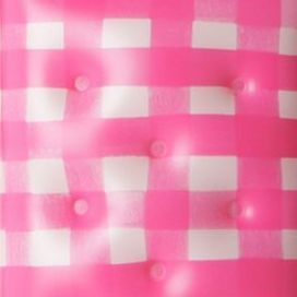 Cushion Anti Skimming Passport Case, Pink Check