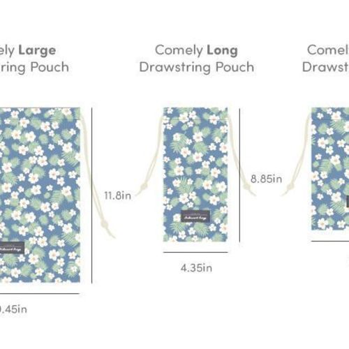 Comely Long Drawstring Pouch - Image 6
