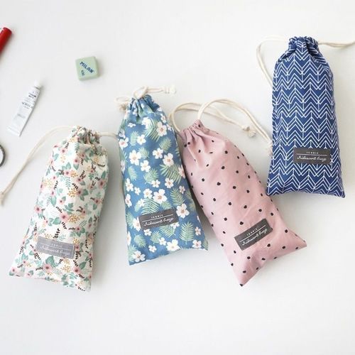 Comely Long Drawstring Pouch - Image 1