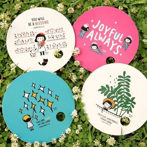 Jesus Round Handy Fan - Image 17