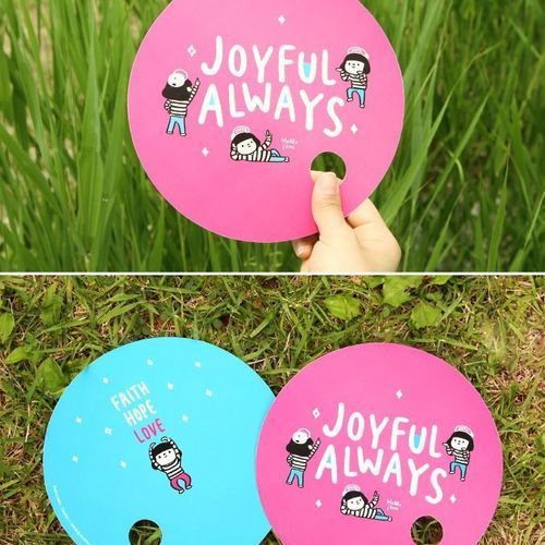 Jesus Round Handy Fan - Image 5