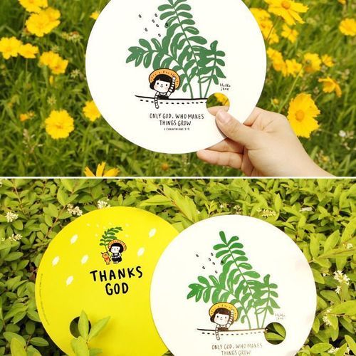 Jesus Round Handy Fan - Image 6