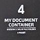 Multi File Holder v2, 4 Pockets (Black)