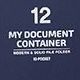 Multi File Holder v2, 12 Pockets (Navy)