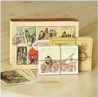 ミニシューモールド＆木製POSTCARDのセット MochiThings: The Wizard of Oz Mini Postcard Set