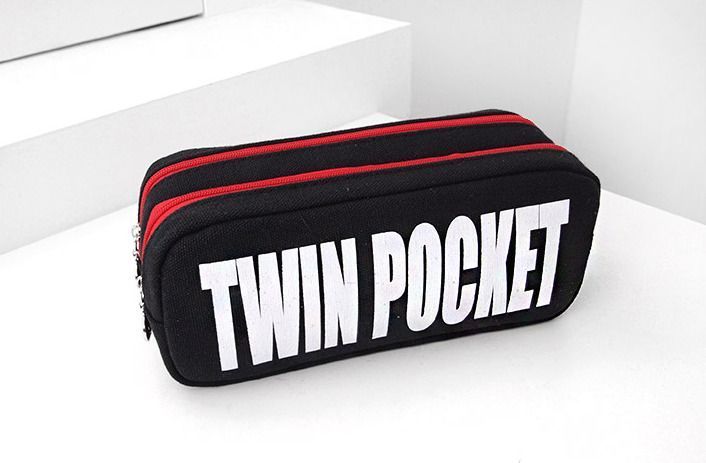 Twin Pocket Pencil Case